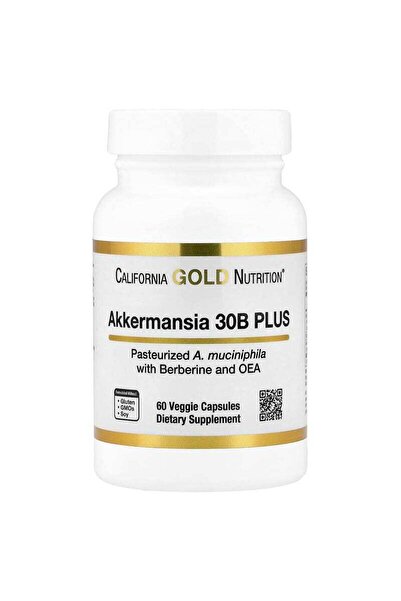 California Gold Nutrition , Akkermansia 30B PLUS with Berberine Phospholipid ...