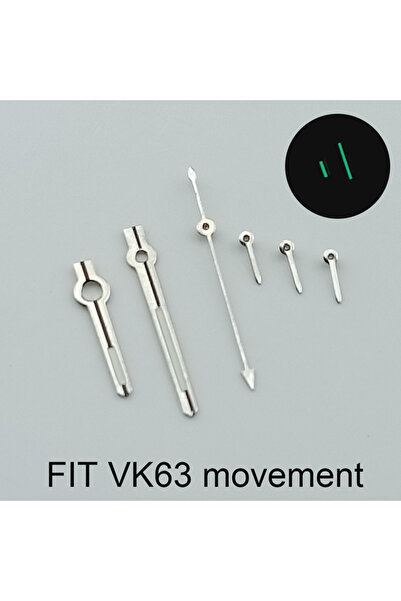 Choice 4 silvery Watch Hands Accessories Hands for VK63 Quartz Movement Watch...