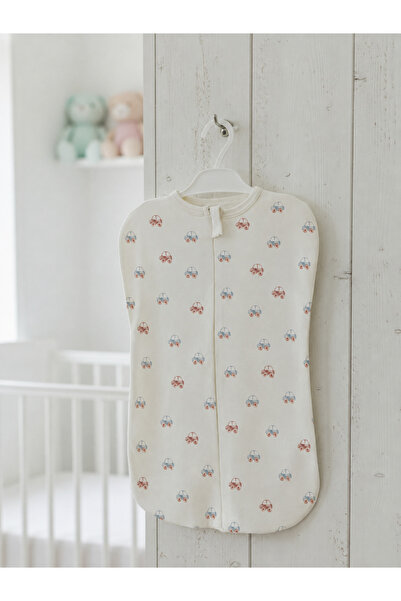 Kidaxi 100% Cotton Organic Patterned Baby Swaddle-Sleeping Bag