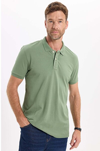 Tudors Men's Slim Fit Premium Series 100% Cotton Soft Textured Mercerized Gre...