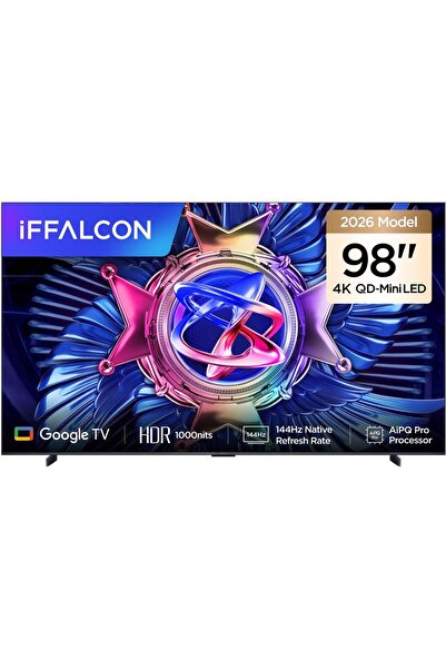 iFFALCON 98U95A 98'' 248 Ekran Uydu Alıcılı 4K Ultra HD Google MiniLED TV