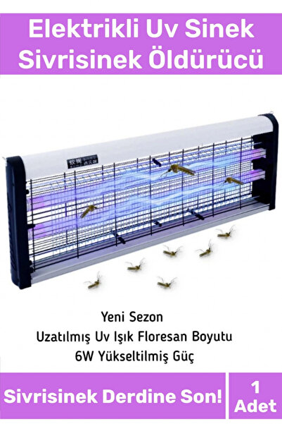 Astrid T Delux Serisi Elektrikli UV Lamba Profesyonel Etkili Haşere Kovucu Gü...