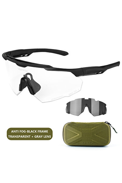Choice5 With Gray Lens01 Vozapow Professional Shooting Glasses UV400 ANSI Z87...