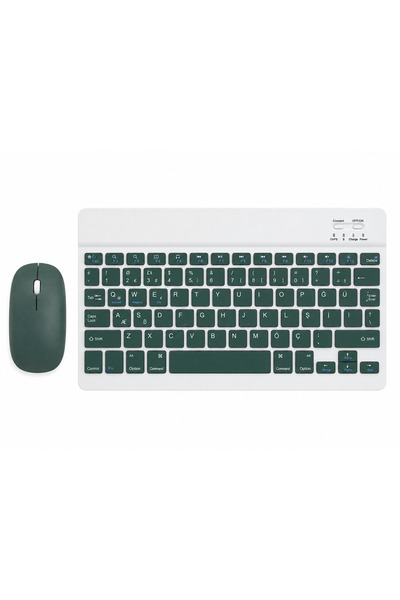 Alstrap Tüm Cihazlarla Uyumlu Bluetooth Klavye Mouse Seti Türkçe Q – Tablet T...