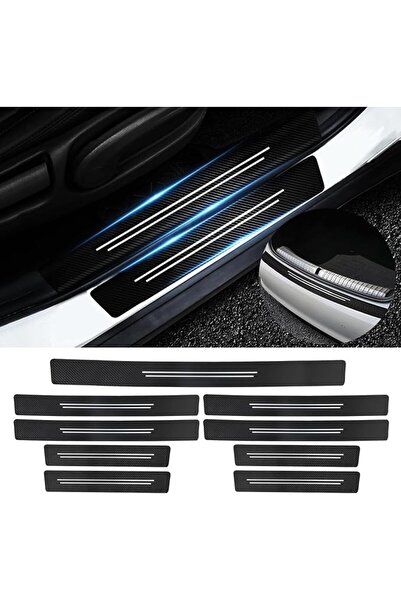 GENERAL Yalagui Car Door Sill Protector, 9 Car Door Sill Protectors, Anti-Scr...