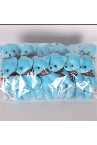 Choice sky blue 12Pcs/Lot Soft Stuffed Bear Plush Toys Mini Teddy Bear Dolls ...