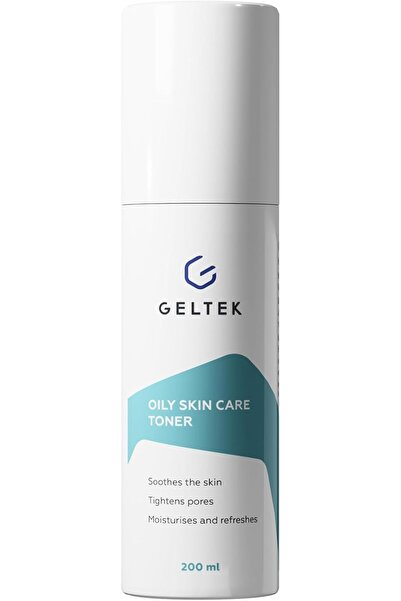 Geltek Oily Skincare Tonic, 200 ml, for oily & blemish-prone skin, tightens t...