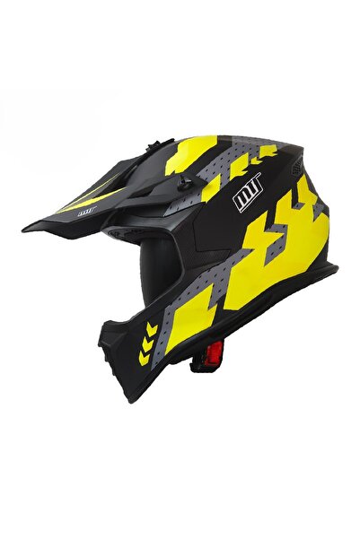 MOTOANL Motosiklet Kaskı Cross Full Koruma Enduro Motorcu Kaskı Vortex