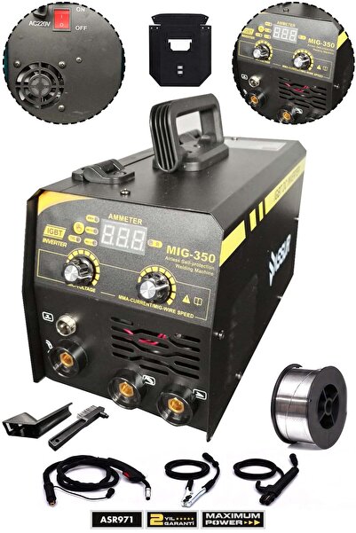 ASSUR MIG-500 500A Profesyonel 3'ü 1 Arada MIG MMA TIG İnverter Gazsız Gazalt...