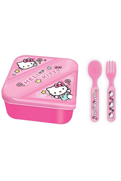 SANRIO Hello Kitty Lunch Box with Cutlery