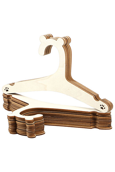choice2 20Pcs Style 1 20Pcs Wooden Baby Hangers Smooth Mini Toddler Wooden Cl...