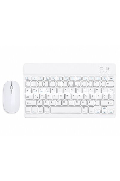 Alstrap Tüm Cihazlarla Uyumlu Bluetooth Klavye Mouse Seti Türkçe Q – Tablet T...