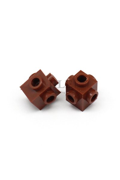 Choice brown 50pcs 50pcs MOC Building Blocks 4733 Brick Modified 1x1 with Stu...
