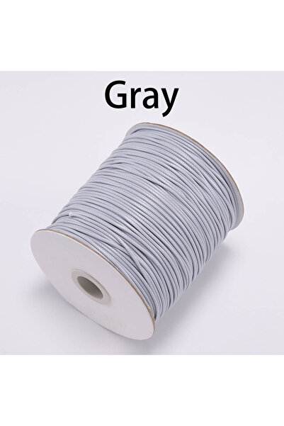 Choice 1.0mm (10Meters) Gray 10m/lot Korean Waxed Cotton Cord Waxed Thread Co...