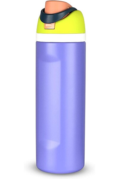 ROEIEIS Stainless Steel Insulated Water Bottle with Straw and Sip Spout Lid f...