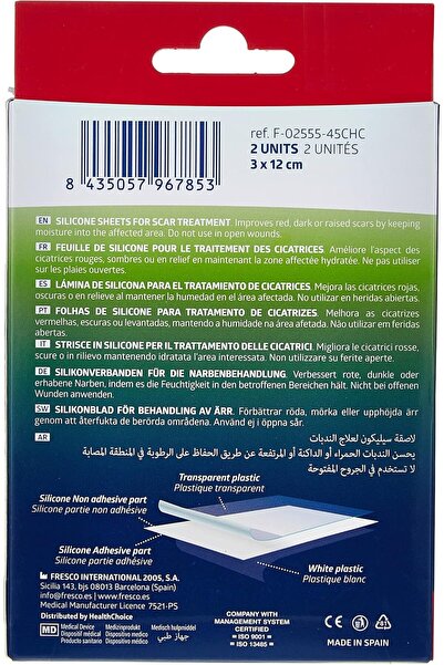 Health Choice HC Advanced Skincare Silicone Scar Sheets, Professional Gel Str...