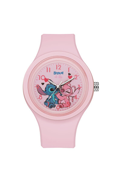 Choice ساعة يد للأطفال YX-SDZ-Pink بنمط كرتوني، ساعة كبيرة مستديرة للفتيات، س...
