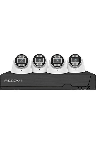Foscam Σύστημα Παρακολούθησης 4 Κάμερες IP 5MP με Καταγραφικό NVR & Σκληρό Δίσκο