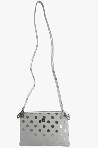 SOSELA 67-6019.3 Women's White Silver Portfolio Bag