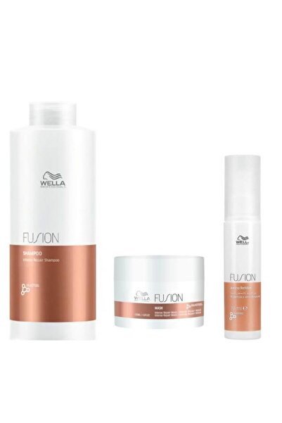Wella Professionals Set Wella Fusion: Șampon 1000ml + Mască de tratament 500m...