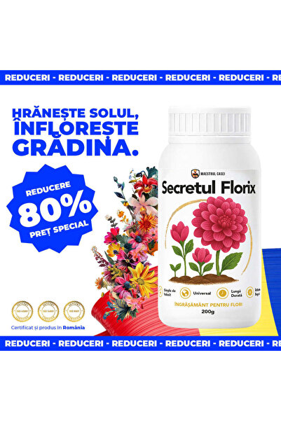 MAESTRUL CASEI Florix Secret – Λίπασμα για Ανθοφόρα Φυτά (Εσωτερικού & Εξωτερ...