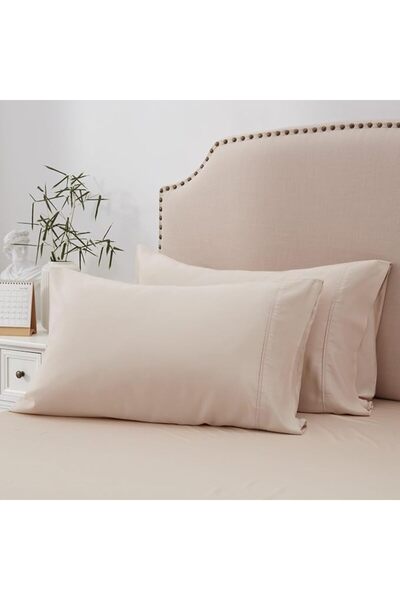 GENERAL Cooling and Soft Silky Breathable Pillowcase Set with Envelope Closur...