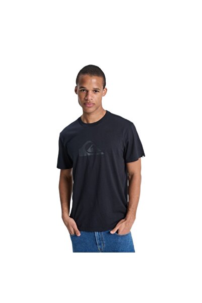 Quiksilver Ev Comp Logo Erkek Siyah Outdoor T-Shirt EQYZT08182-11783