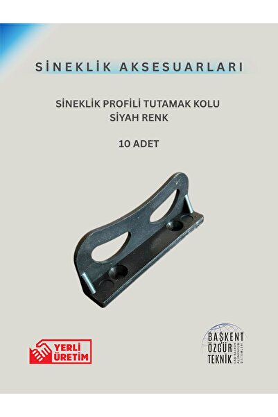 CADDE CAM BALKON SİNEKLİK AÇMA ÇEKME KOLU TUTAMAK/SİYAH RENK