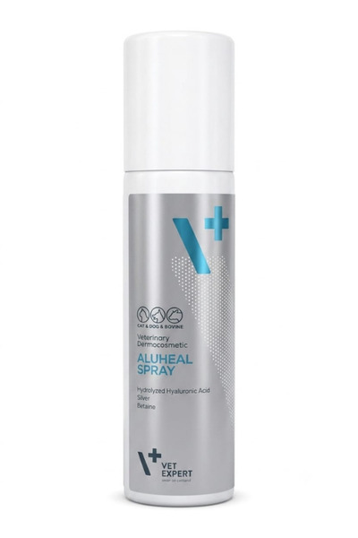 vet expert AluHeal Spray Kedi ve Köpekler İçin Cilt Koruyucu Sprey 150 Ml