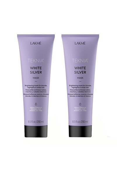 Lakme Λευκό Ασημί Μάσκα Αποχρωματισμού για Ξανθά/Γκρίζα Μαλλιά, 250 ml