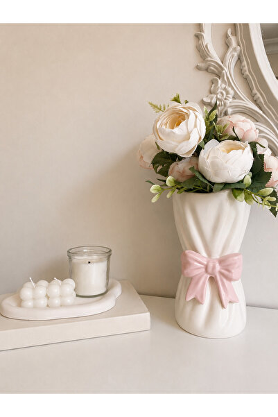 Amore Rose Vase Özel Tasarım Seramik Vazo