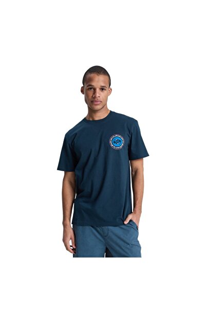 Quiksilver تي شيرت Ev Duality للرجال باللون الأزرق الداكن للاستخدام الخارجي E...