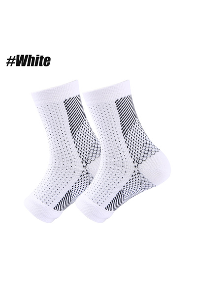 Choice S/M White 1Pair Neuropathy Socks for Men Women, Soothe Compression Soc...