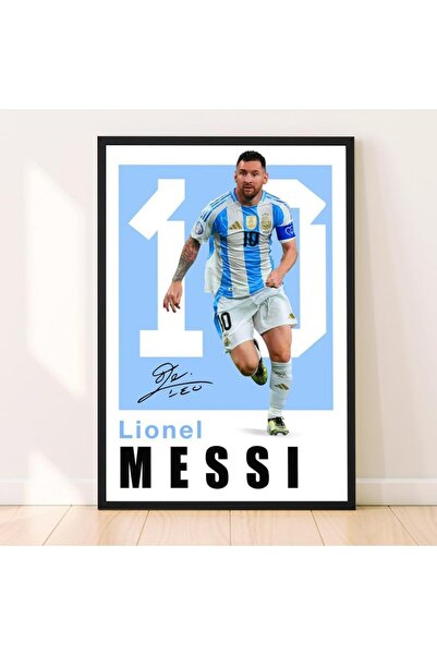 ALAYRA International Lionel Messi Soccer Wall Art 30x40 cm Poster for Boys Ro...