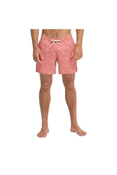 Quiksilver Stretch Printed Erkek Pembe Volley Short ERKEK VOLLEY SHORT EQYJV0...