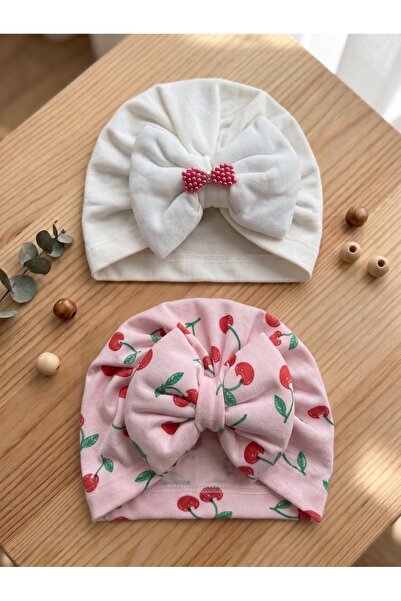 Harry&Millie 2-Pack Baby Bonnet Hat with Pattern, Baby Gift