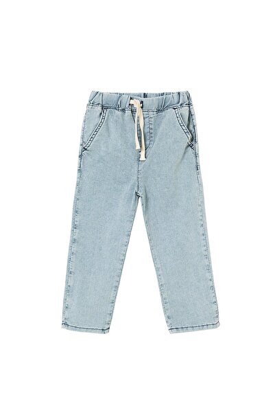 ebebek Hello Baby HelloBaby Erkek Bebek Denim Pantolon Bağcıklı Reçme