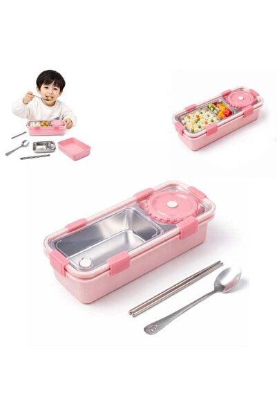 Twisoo Stainless Steel 304 Lunch Box with Gravy Container, 2 Compartment Leak...