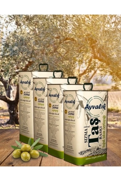 Öz Ayvalık Ayvalık Natürel Soğuk Sıkım Sızma Erken Hasat 4*5L 4AD Zeytinyağı