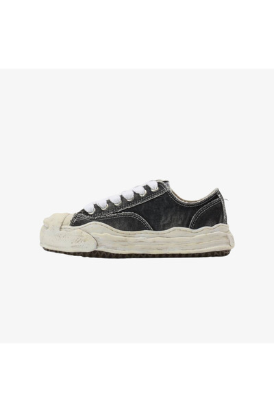 Mihara Yasuhiro Maison Hank OG Sole Denim Canvas cu spălare decolorantă, joas...