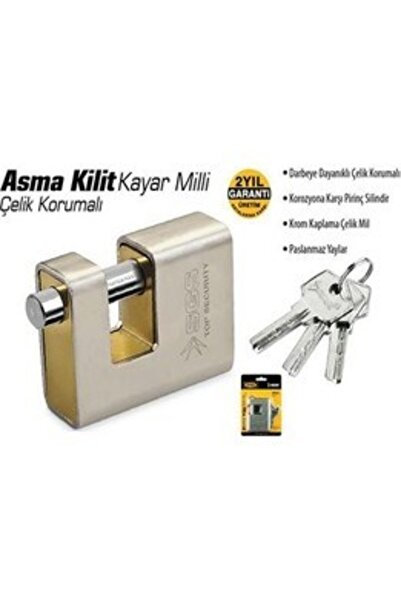 SGS Steel Protected Sliding Shaft Padlock 70mm Sgs1370 (1 Piece)