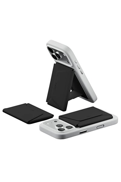 MOFT Portofel magnetic de călătorie Agile cu suport pentru MagSafe, Negru, RF...