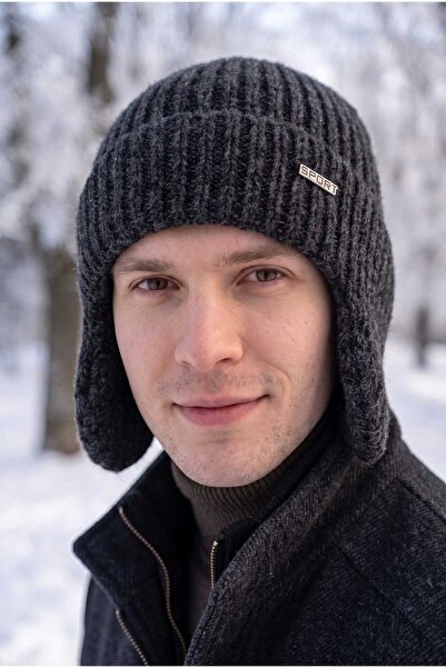 Aware Time Men's Fleece-Lined Earflap Beanie