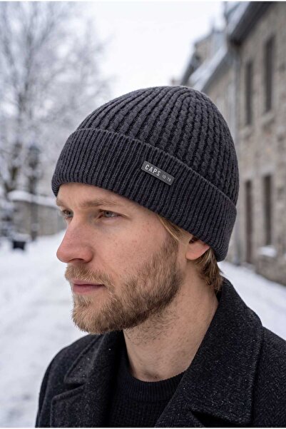 Aware Time Men's Fleece-Lined Beanie
