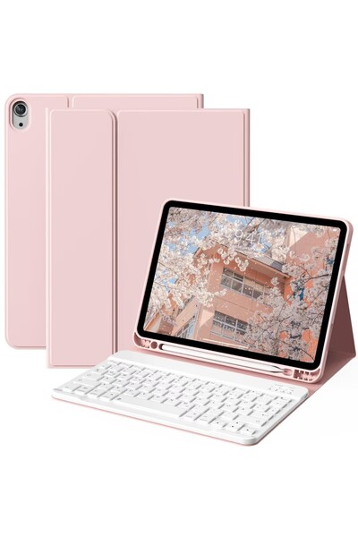 Generic Brand Husa pentru Tastatura pentru iPad Air de 11 inch cu Tastatura W...