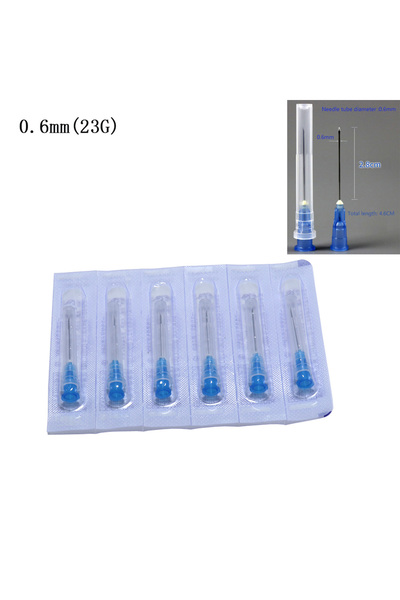 Choice1 0.6(100pcs) 100pcs/Bag Needle Tip Clear Cap Transparent Syringe Glue ...
