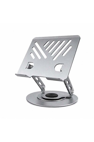PopZa Model P18 360° Rotating Metal Laptop Stand – Adjustable and Durable