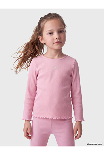 LC Waikiki Embroidered Girl's T-Shirt