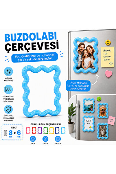 Razmo Dekoratif Buzdolabı Çerçevesi - Fotoğraf Çerçevesi