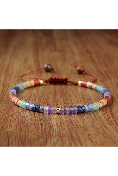 Choice L1921-caise-chakra Real Natural Stone Bracelet Women Men Trendy Beaded...